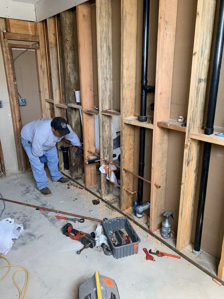 Commercial rough-in plumbing for Trenchless Sewer Repair in Knights Crossing